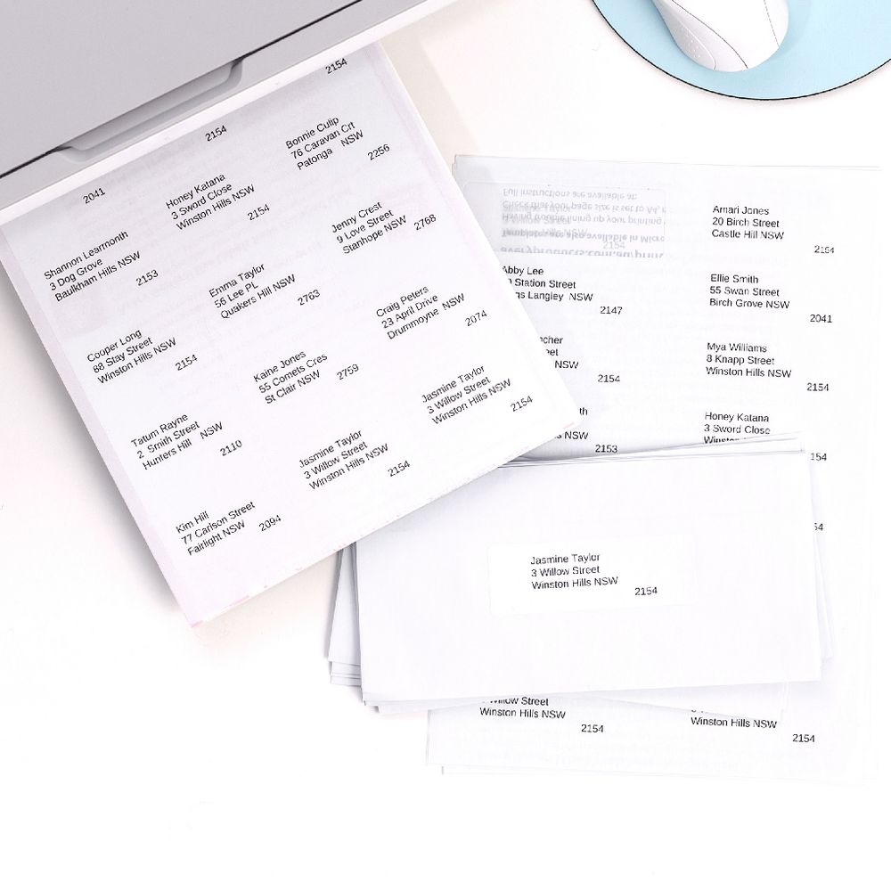Avery General Use Labels White 30 UP 100 Sheet