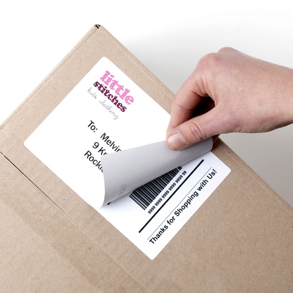 Avery Laser Shipping Labels White 100 Sheets 10 Per Page