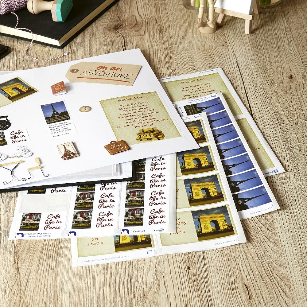 Avery Matte Colour Laser Mailing Labels 99.1 x 34mm 20 Pack