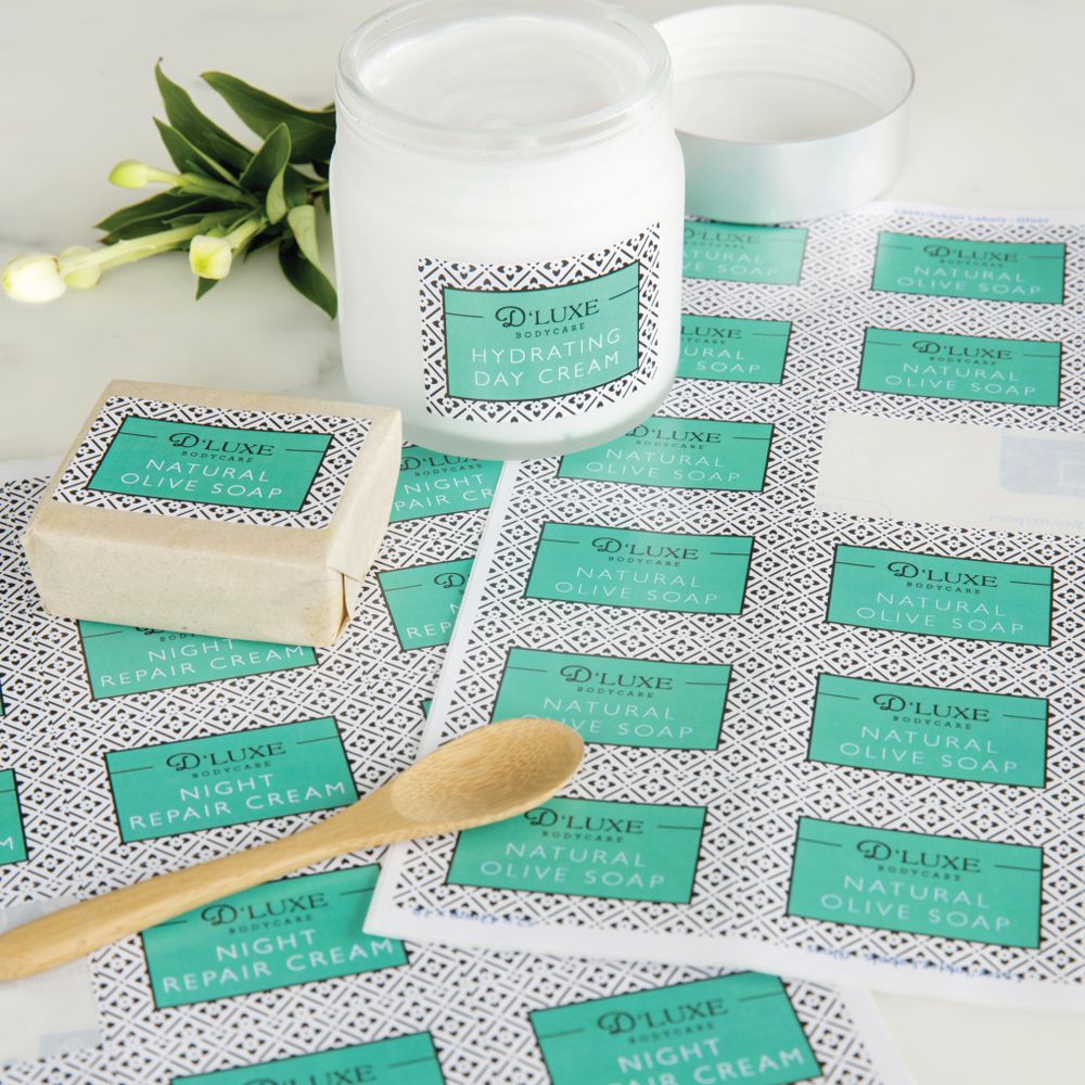 Avery Print-to-the-Edge Rectangle Labels Gloss White 180 Pack