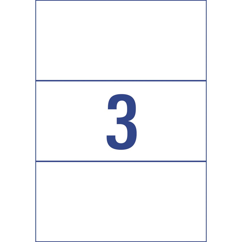 Avery Double-sided Multi-purpose Card 210 x 99mm 30 Pack