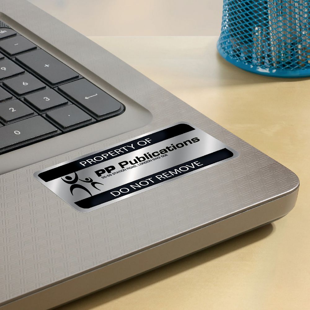 Avery Heavy Duty Labels Metallic Silver 10 UP 20 Pack