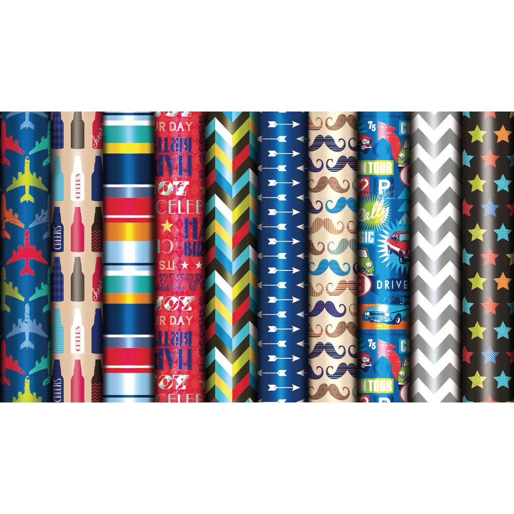 Artwrap Wrap Roll 3m x 700mm Assorted Designs