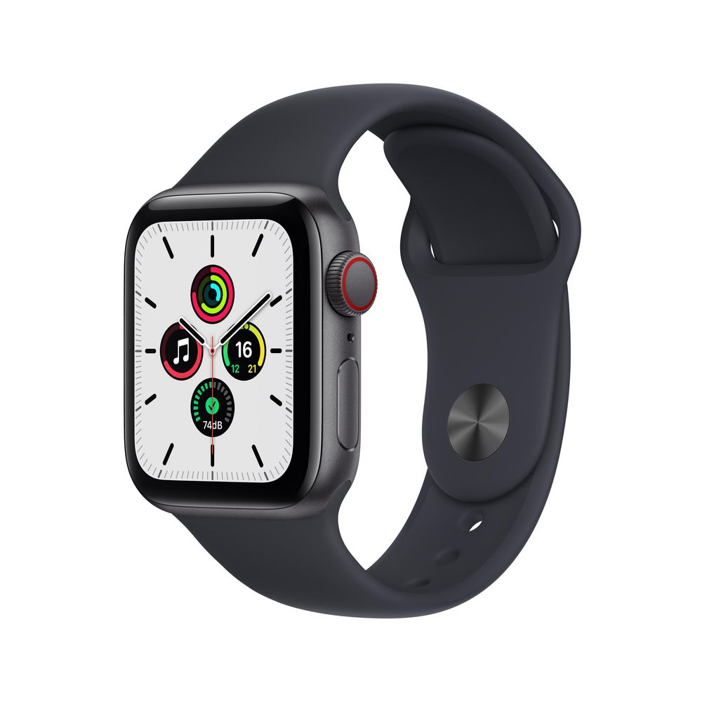 Apple Watch SE GPS 40mm Space Grey Midnight Sport Band | Officeworks