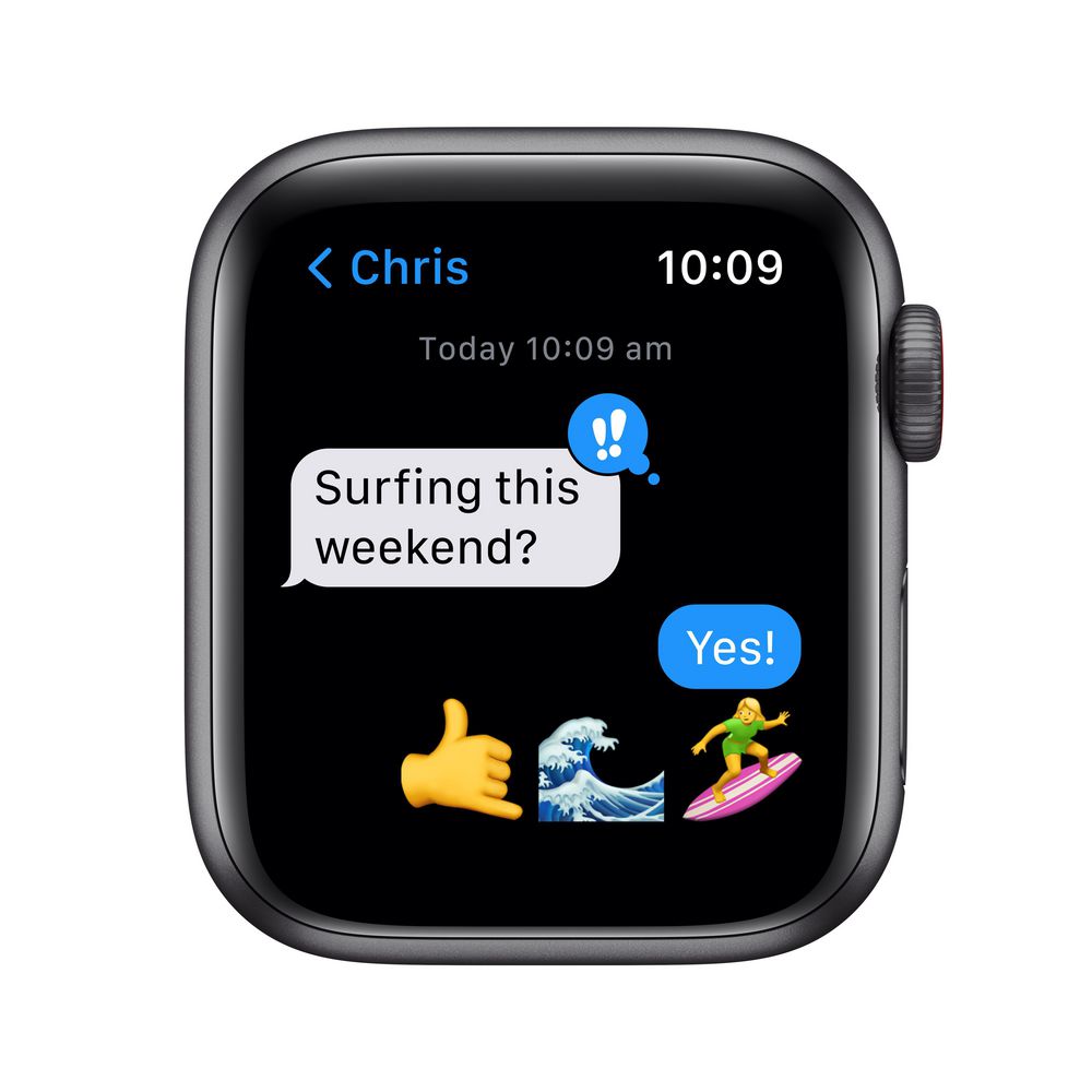 APPLE WATCH 40MM 5th GEN GOLD STAINLESS STEEL MILANESE LOOP CELLULAR  \
