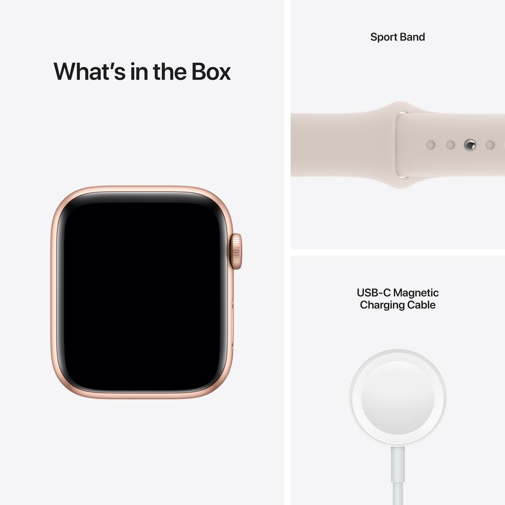 Apple Watch SE GPS 40mm Space Grey Midnight Sport Band | Officeworks