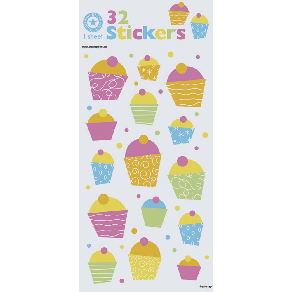 Artwrap Stickers Cupcakes Kandyland