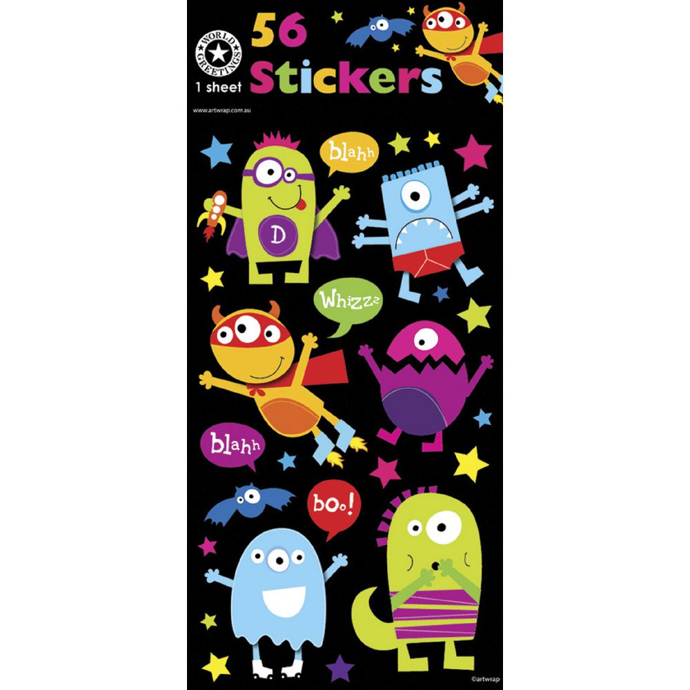 Artwrap Sticker Super Monsters