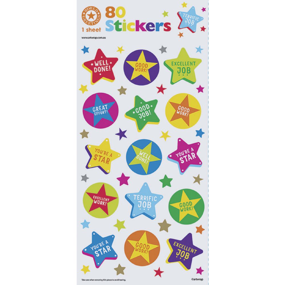 Artwrap Stickers Reward Stars