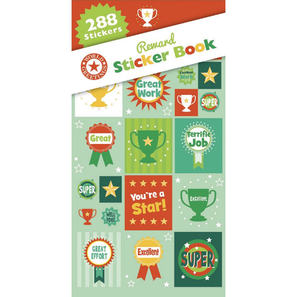 Artwrap Sticker Book Reward Blue