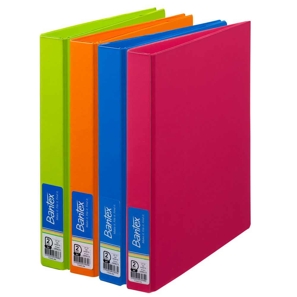 Bantex Binder A4 2 D-Ring 25mm Mango