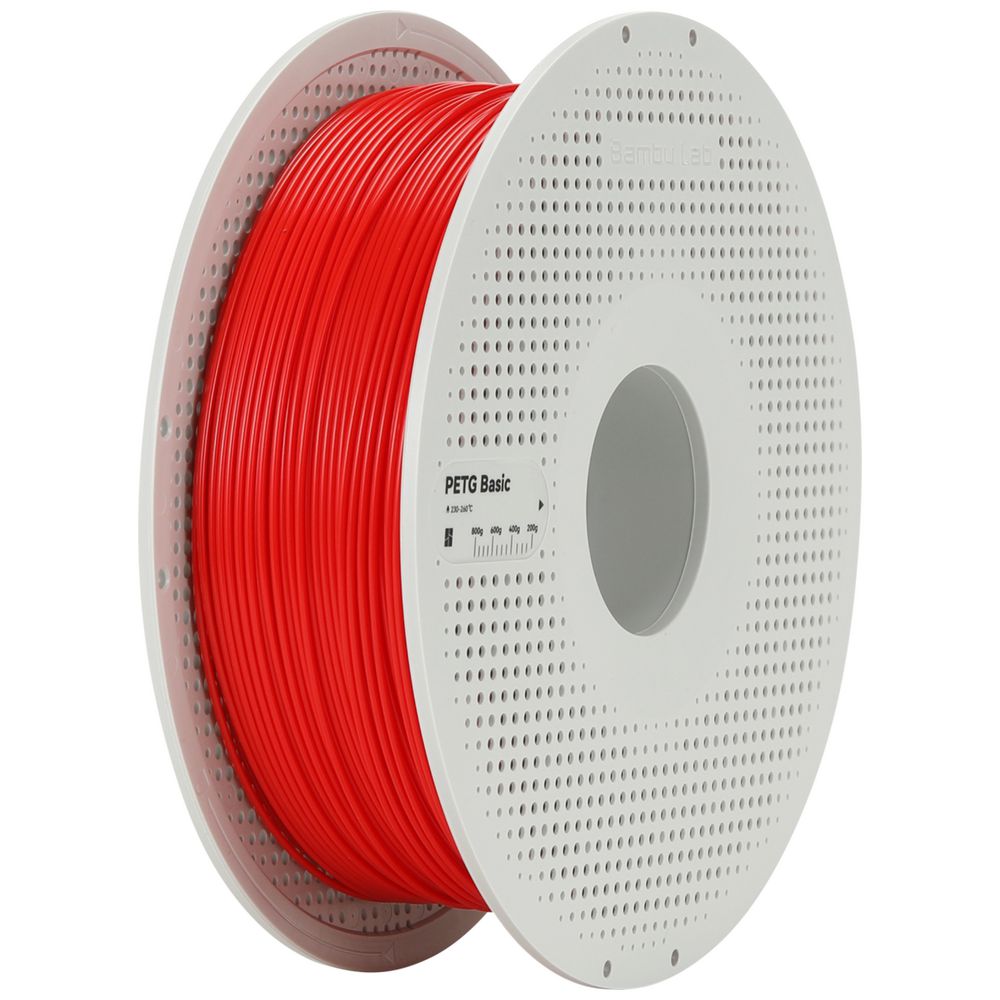 Bambu Lab PETG Basic Filament Red | Officeworks