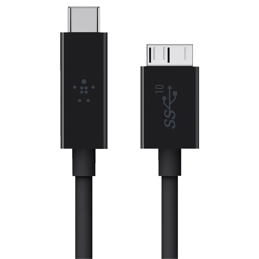 Belkin USB 3.1 USB-C to Micro USB Cable Black