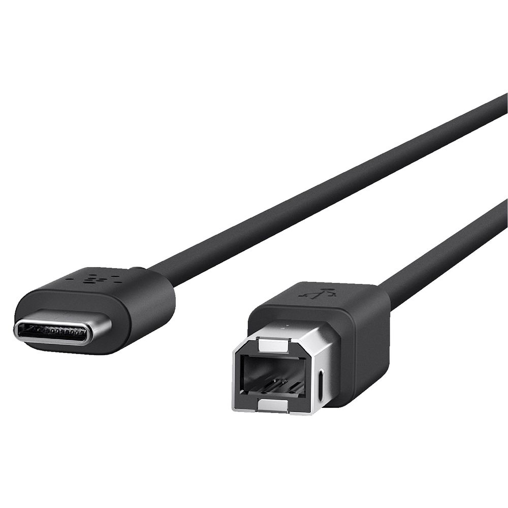 Belkin USB-C to USB-B Printer Cable Black