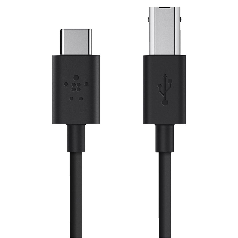 Belkin USB-C to USB-B Printer Cable Black