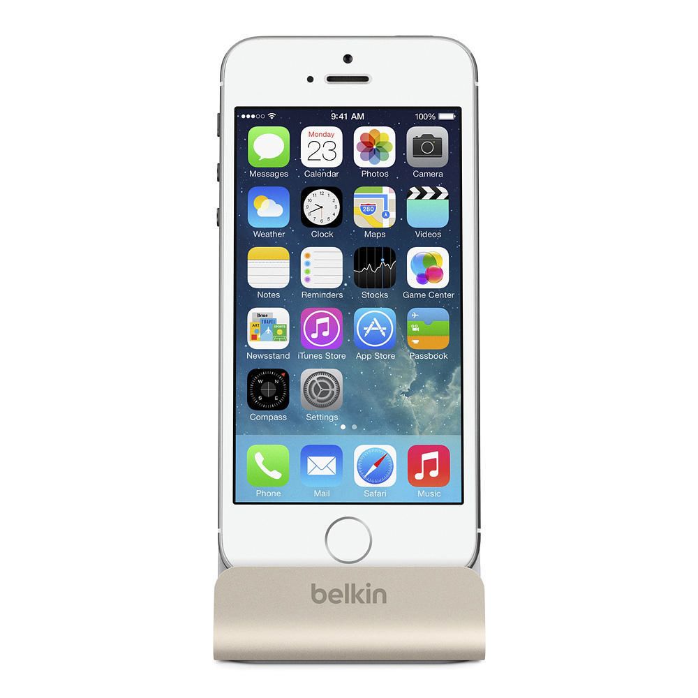 Belkin MIXIT Lightning ChargeSync Dock Gold