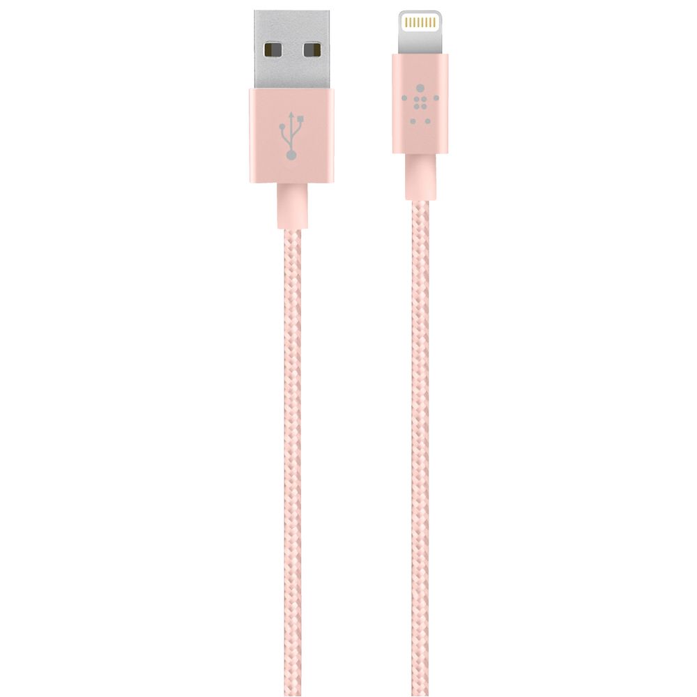 Belkin MIXIT Lightning Cable 1.2m Metallic Rose Gold