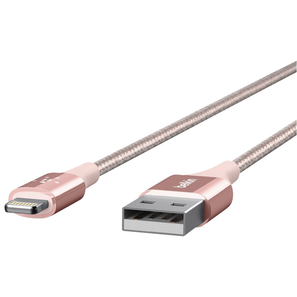 Belkin MIXIT DuraTek Lightning to USB Cable Rose Gold