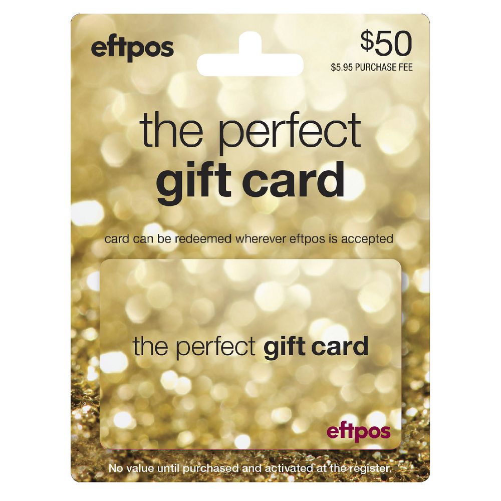 Eftpos Gold Gift Card $50