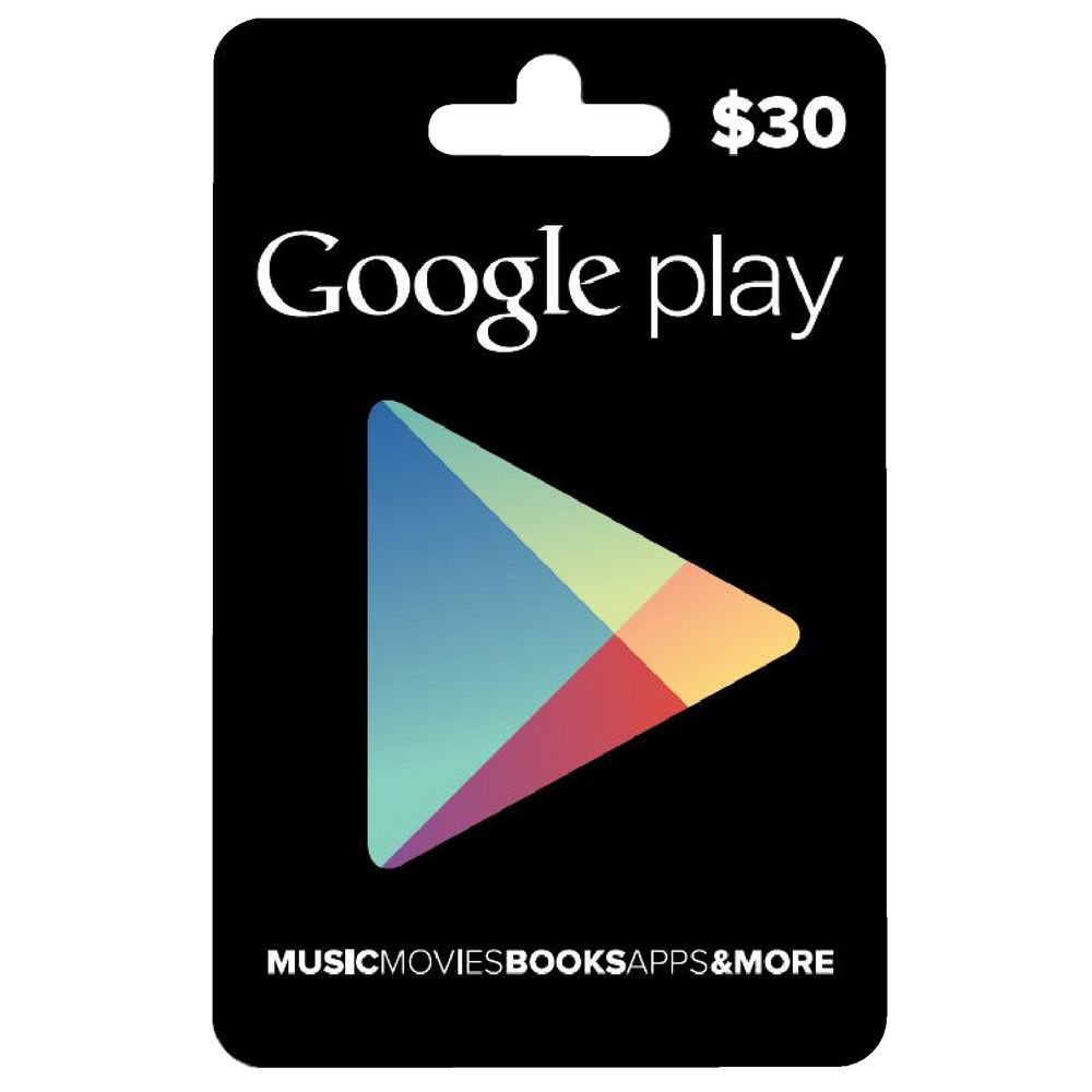 Google Play Gift Card $30