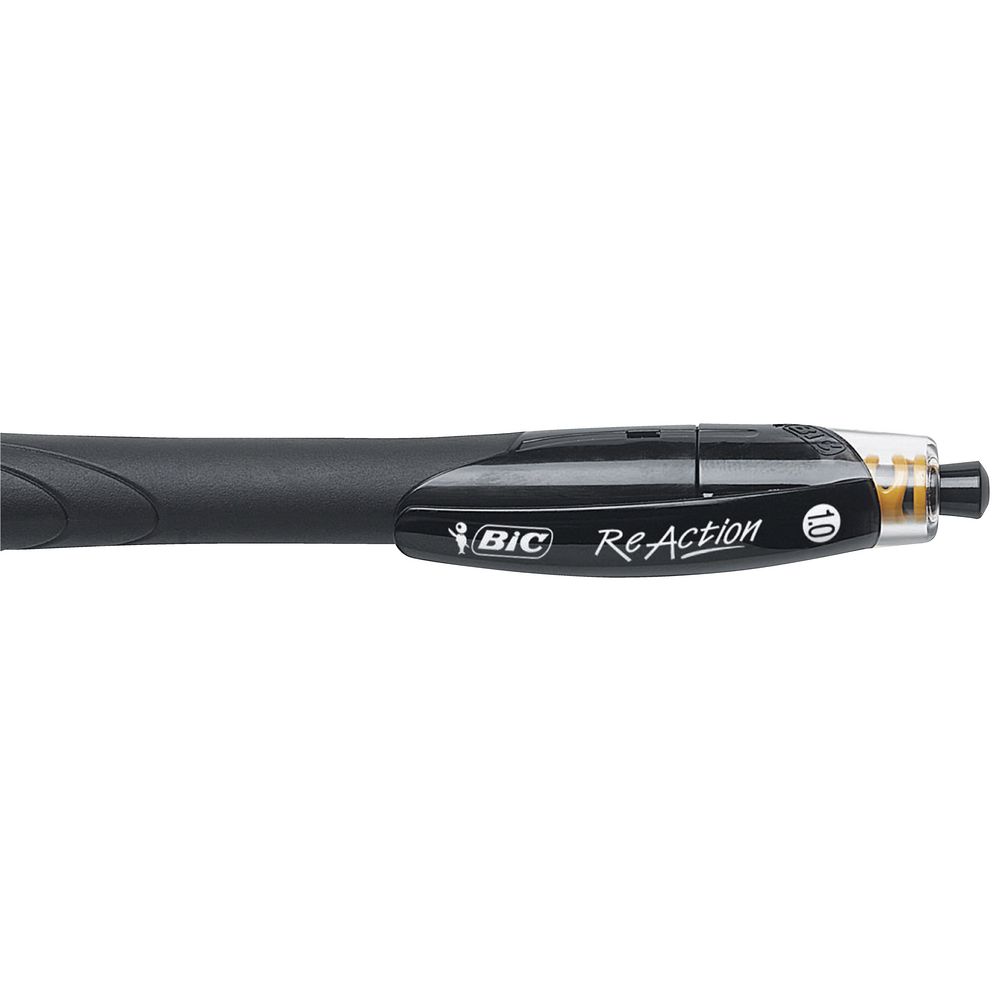 BIC Reaction Retractable Ballpoint Pen Black