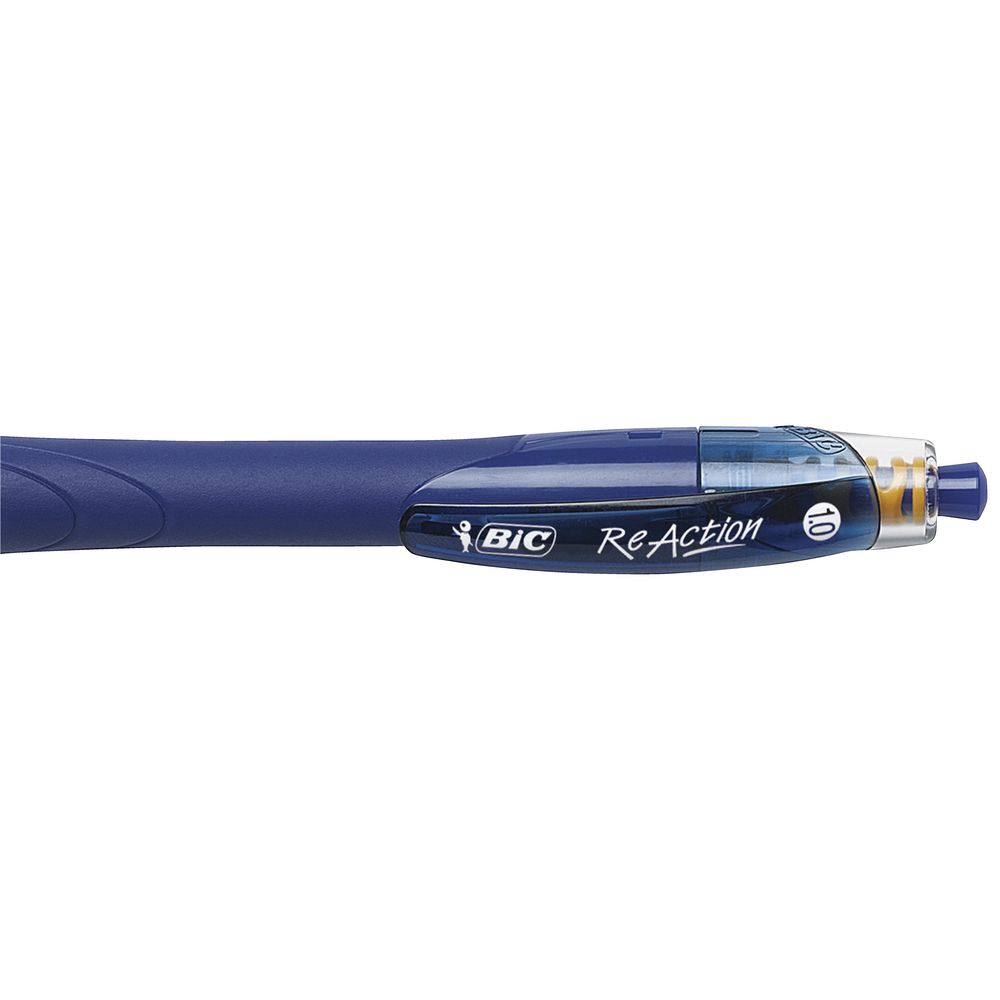 BIC ReAction Ballpoint Pens Blue 2 Pack
