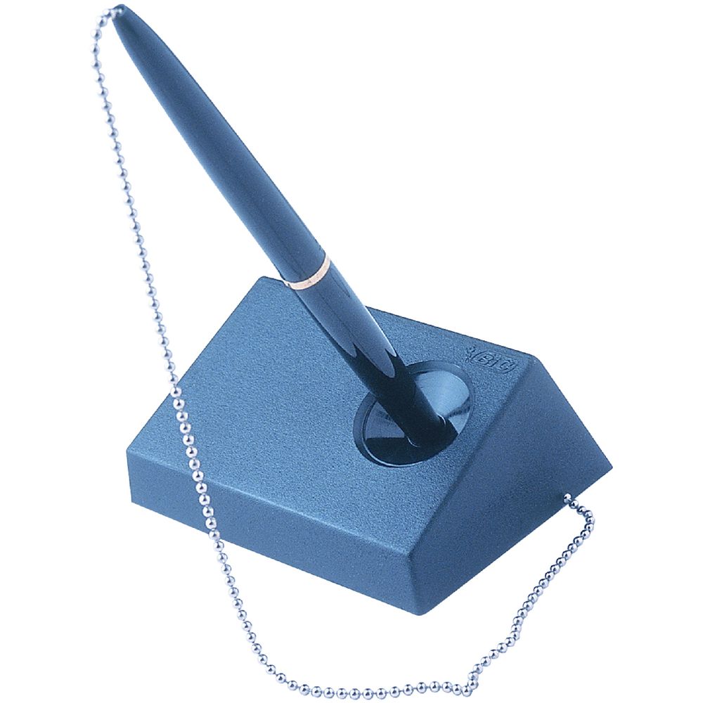 BIC Captive Desk Pen with Chain Solo Deluxe Desk Set