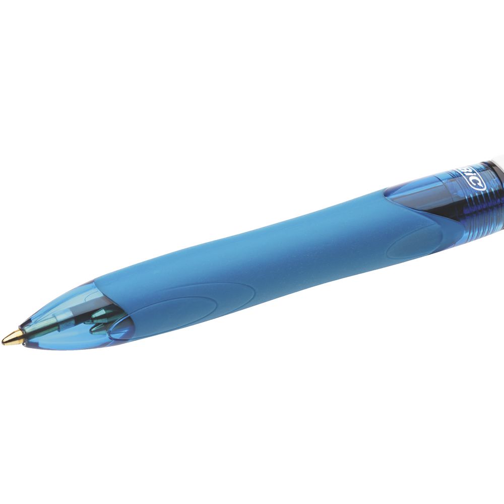 BIC 4 Colour Grip Ballpoint Pens Fine and Medium Tip Duo Pack
