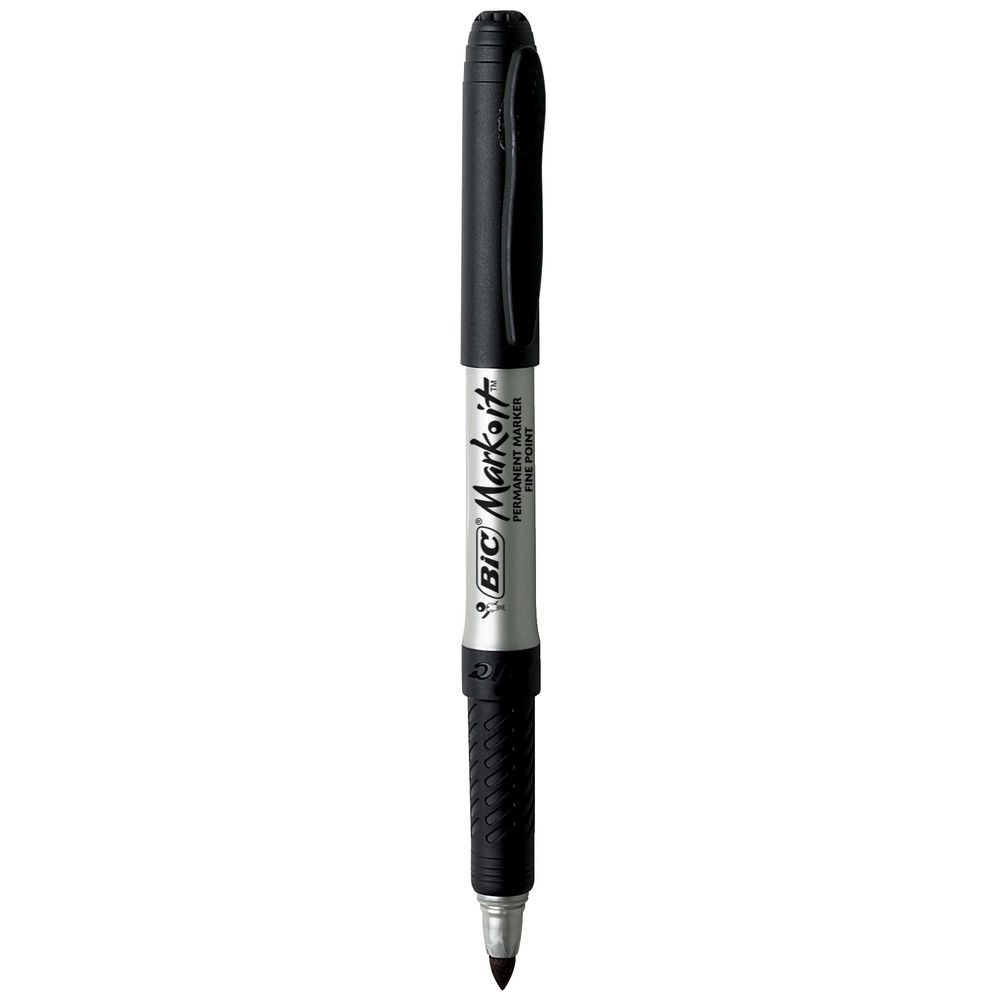 BIC Mark-it Permanent Markers Fine Assorted Colours 8 Pack