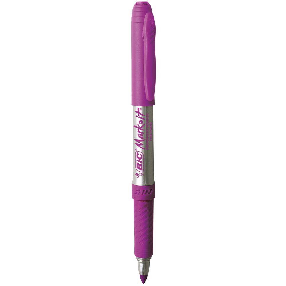 BIC Mark-It Fine Permanent Markers Assorted 5 Pack