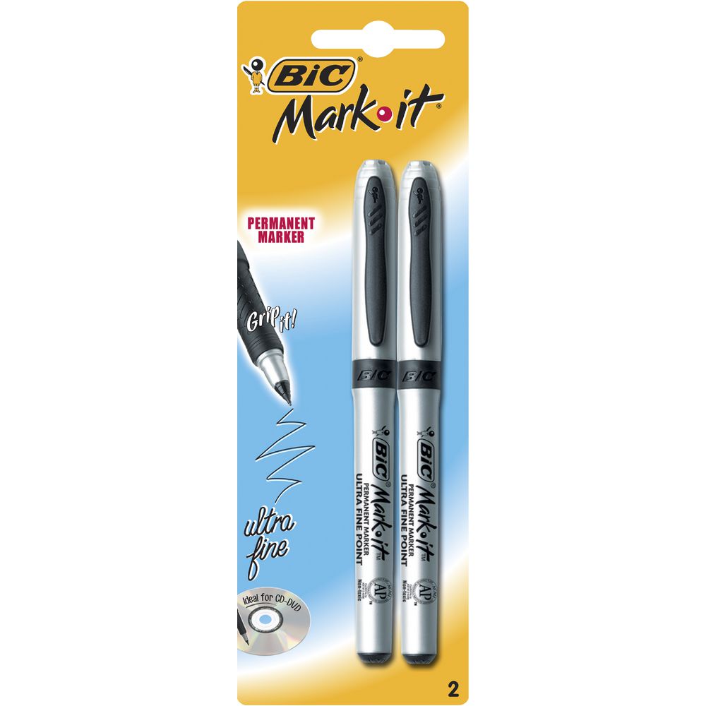 BIC Mark-It CD/DVD Markers 2 Pack