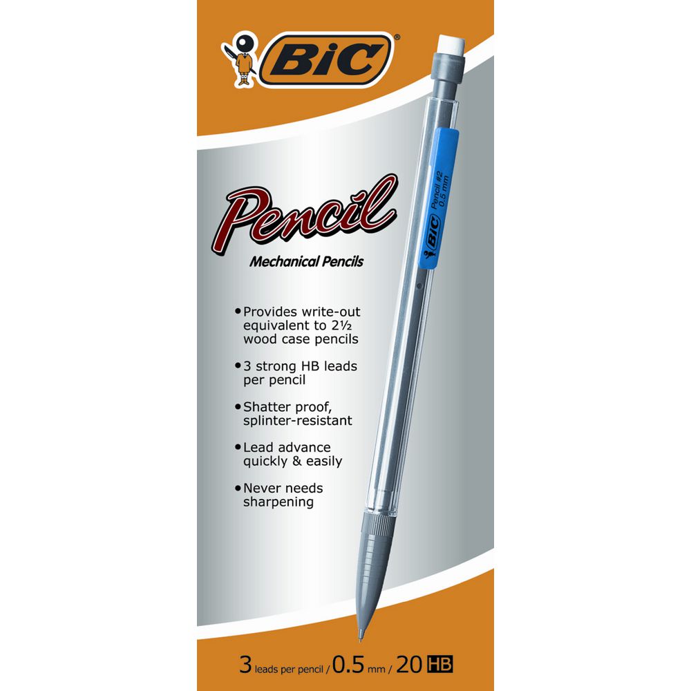 BIC 0.5 mm Mechanical Pencils 20 Pack