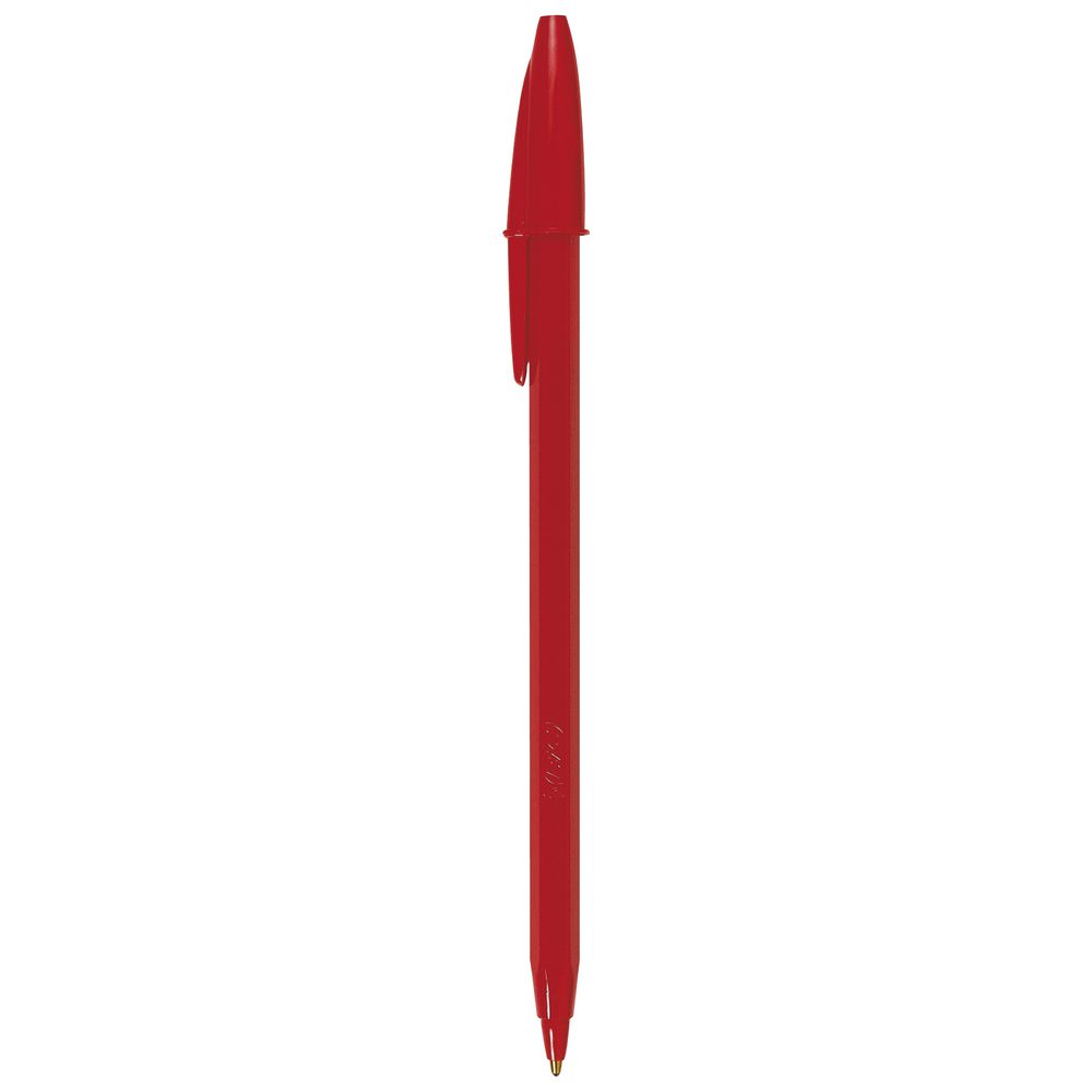 BIC Economy Fine Ballpoint Pens Red 12 Pack