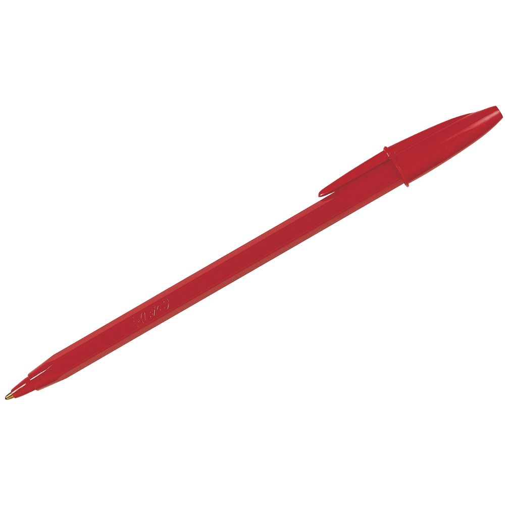 BIC Economy Fine Ballpoint Pens Red 12 Pack