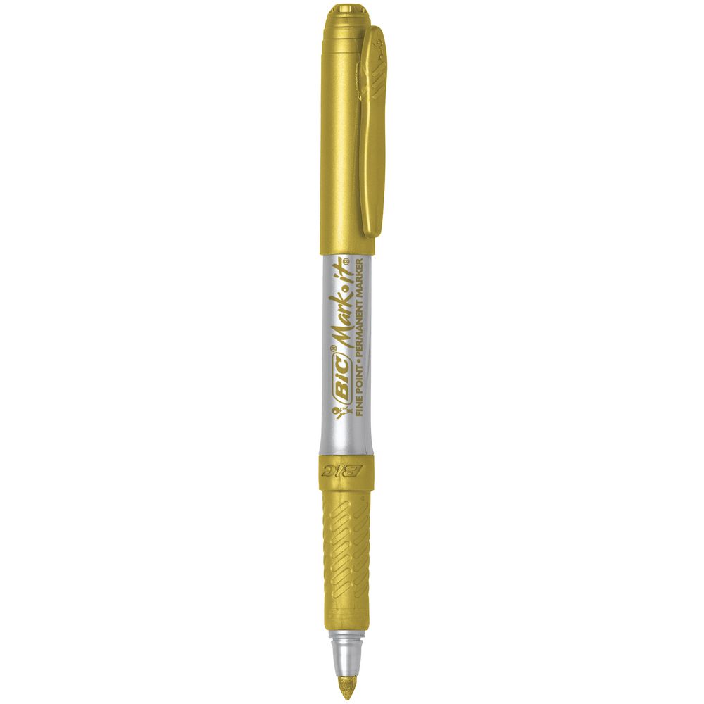 BIC Mark-It Fine Metallic Permanent Markers Assorted 8 Pack