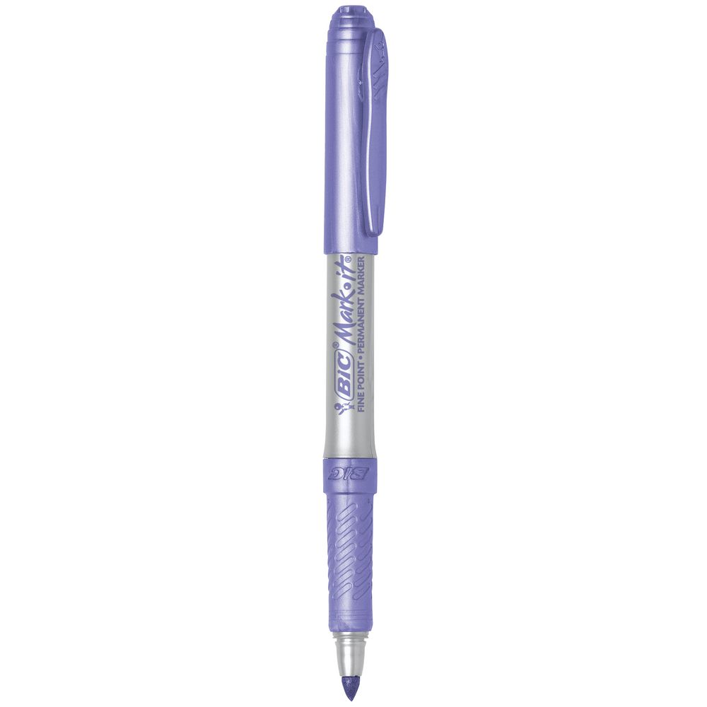 BIC Mark-It Fine Metallic Permanent Markers Assorted 8 Pack
