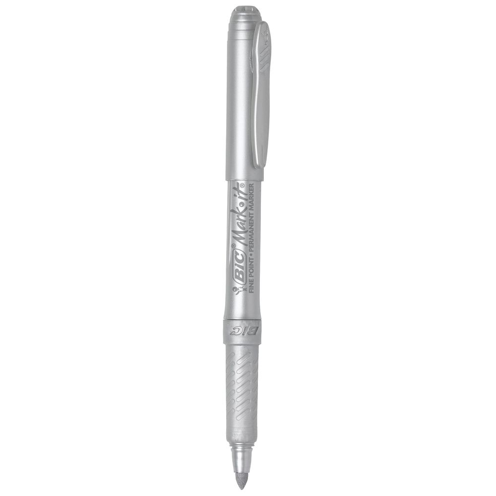 BIC Mark-It Fine Metallic Permanent Markers Assorted 8 Pack