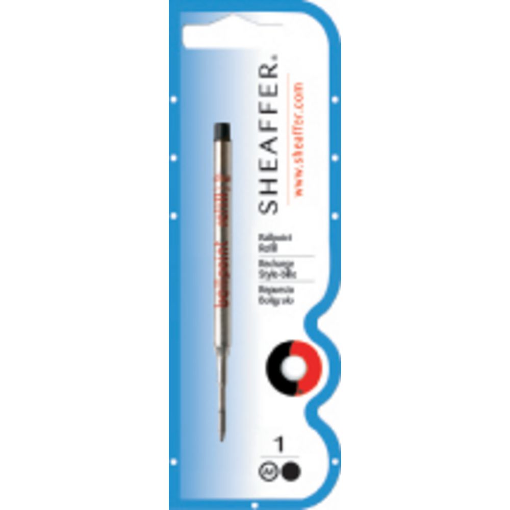 Sheaffer Ballpoint Pen Medium Refill Cartridge Black