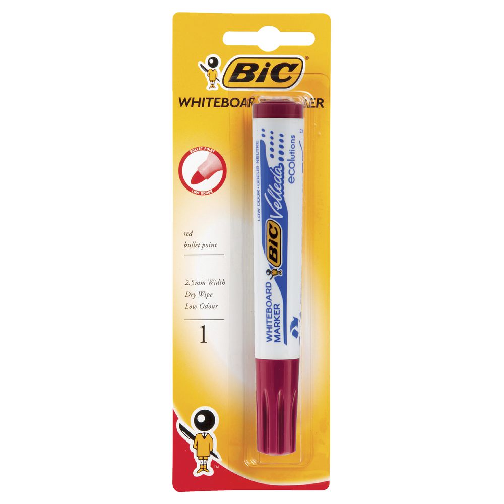 BIC Whiteboard Marker Red