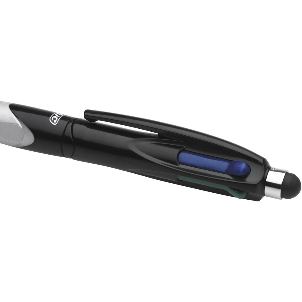 BIC 4 Colour Retractable Stylus Ballpoint Pen