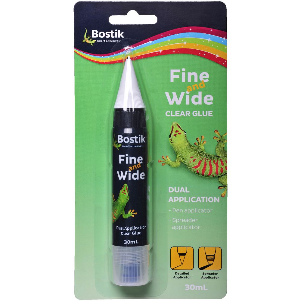 Bostik Fine and Wide Glue Pen 30mL