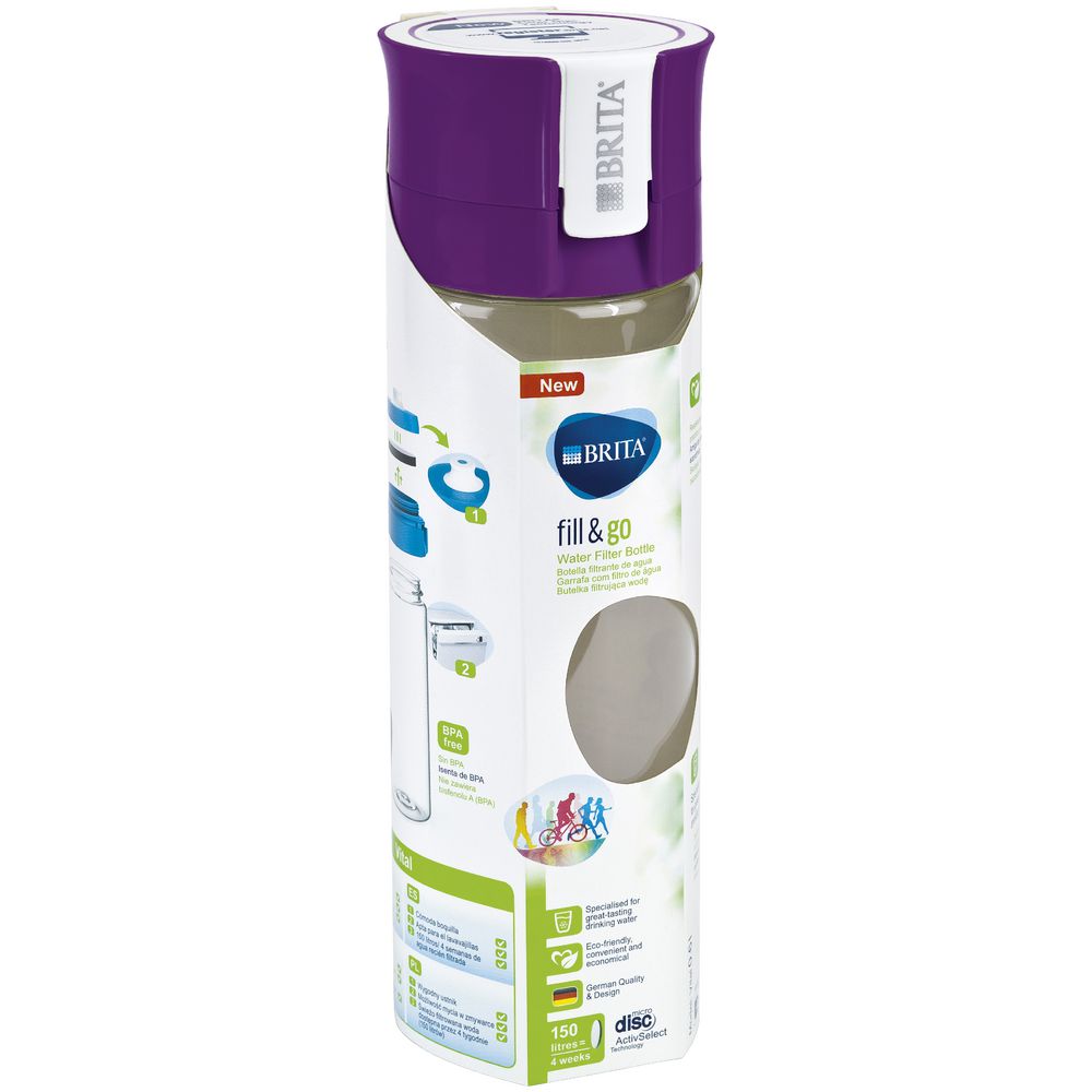 Brita Fill & Go Vital Bottle 600mL Purple