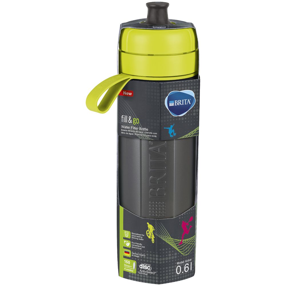 Brita Fill & Go Active Bottle 600mL Lime