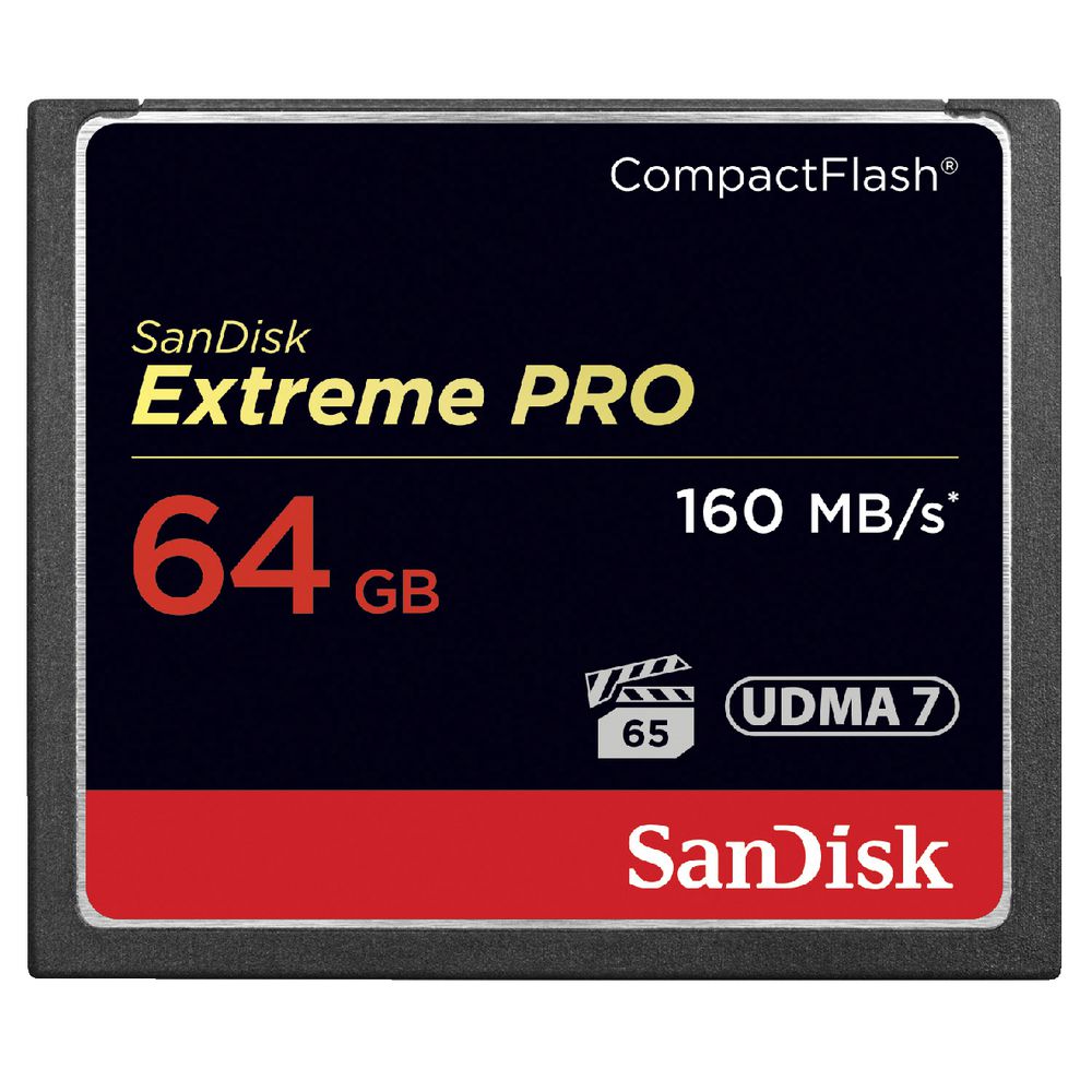 SanDisk 64GB Extreme Pro CompactFlash Memory Card