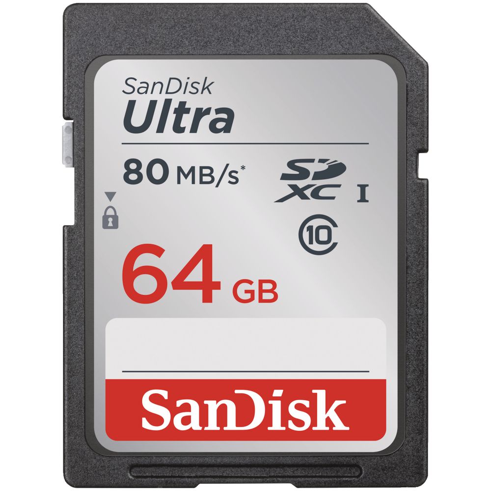 SanDisk 64GB Ultra SDXC Memory Card