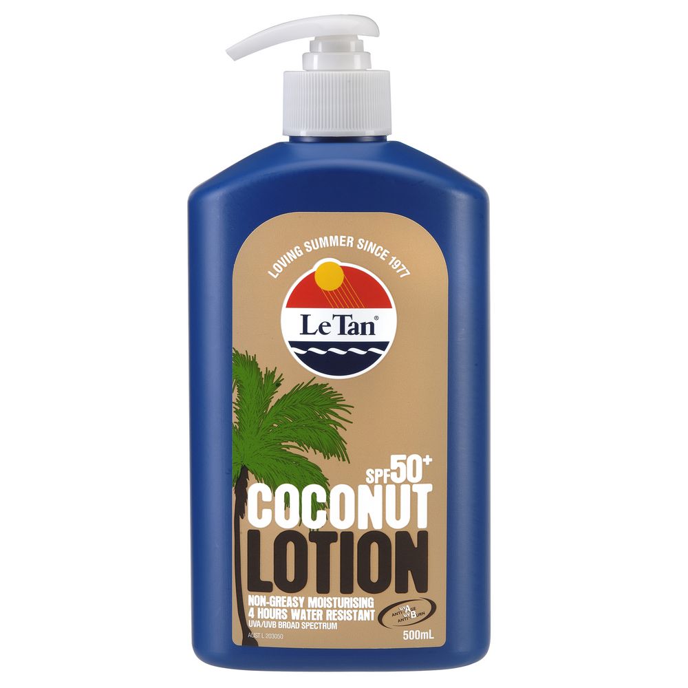 Le Tan SPF 50+ Coconut Lotion 500ml