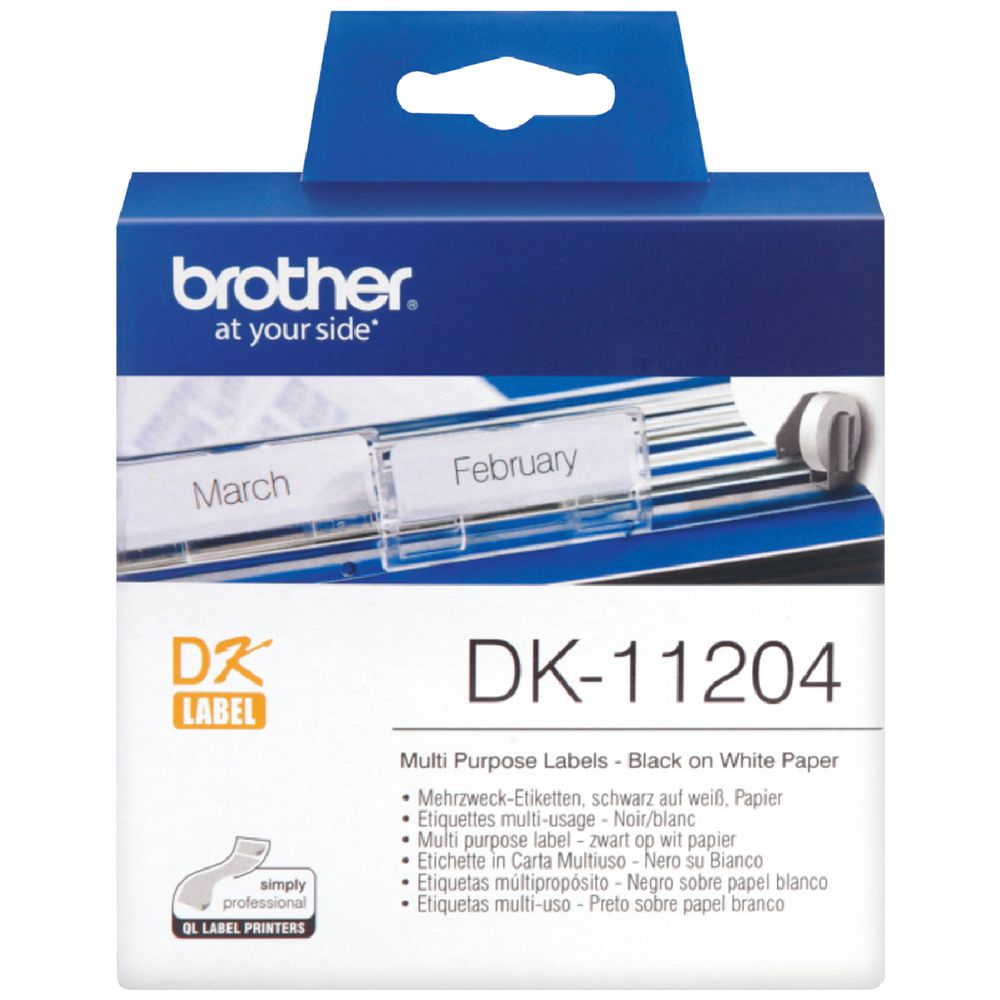 4個セット✨DK-11208 社外品Brother PK 連続紙ラベルロール Amazon.com: Brother DK-11208 Label Roll, Large Address