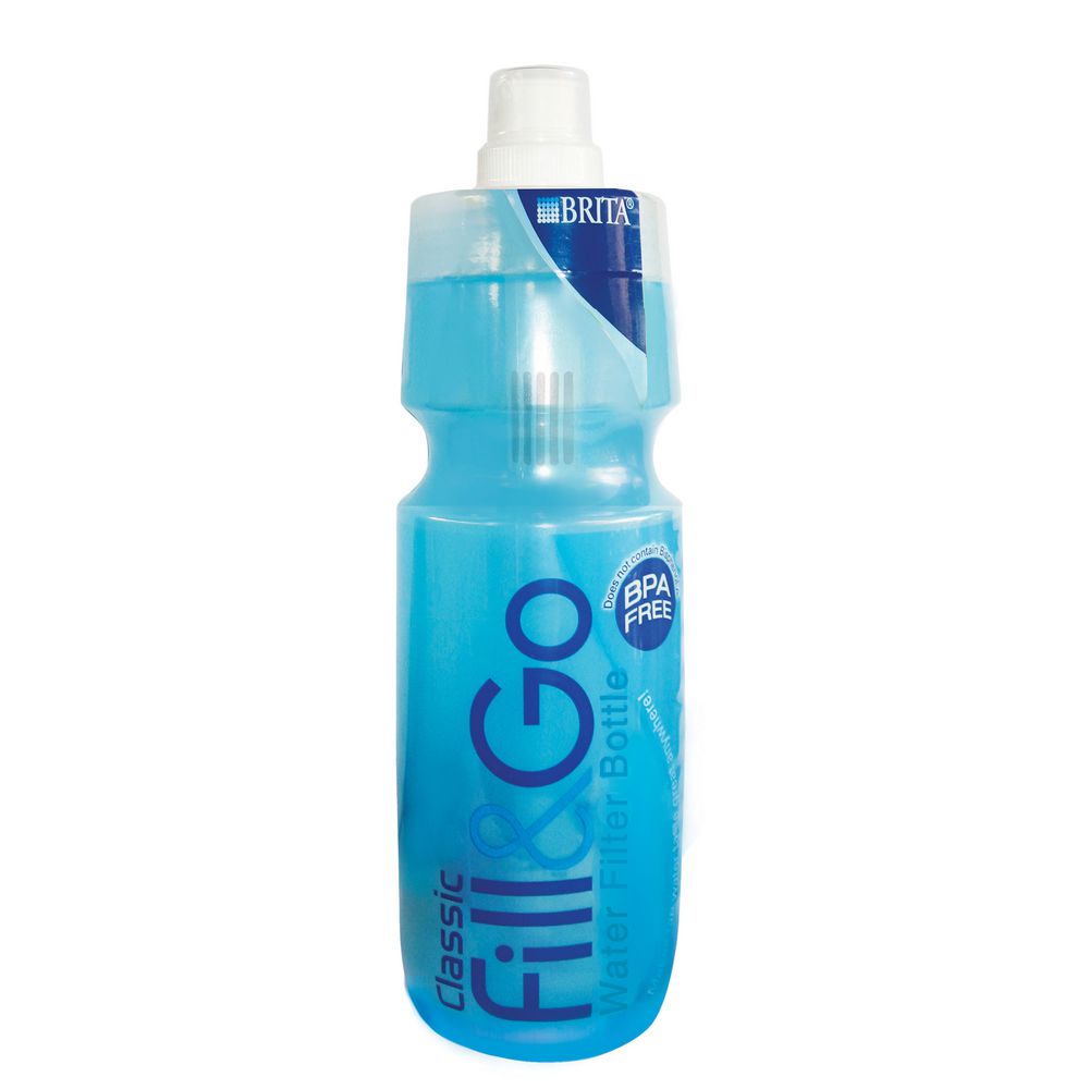 Brita Fill and Go Filter Water Bottle Blue