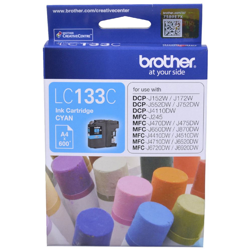Brother LC-133 Ink Cartridge Cyan