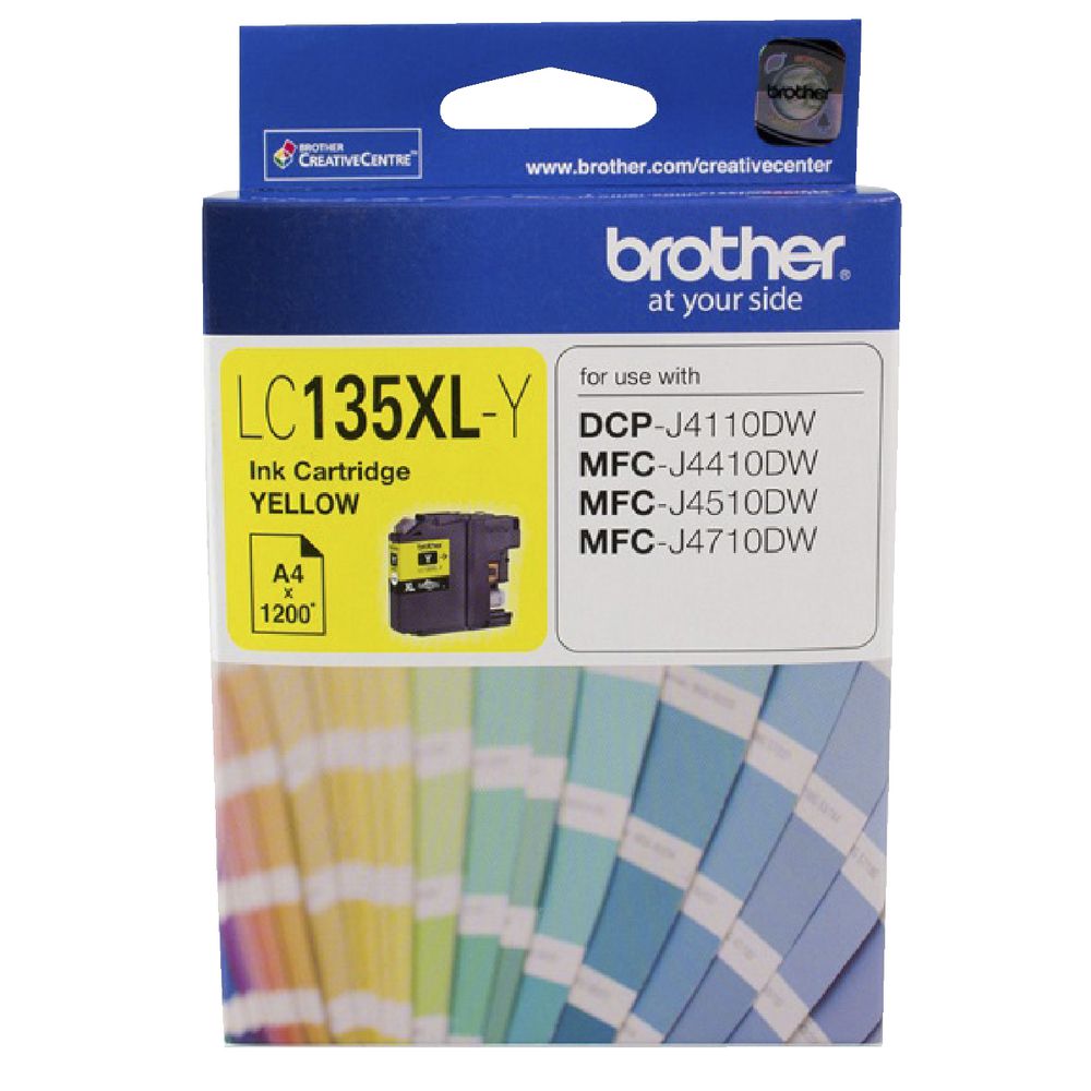 Brother LC-135 XL Ink Cartridge Yellow